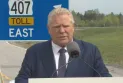 Le gouvernement de l'Ontario annonce la suppression de certains péages de l'autoroute 407 et la fixation de la réduction de la taxe sur le carburant.