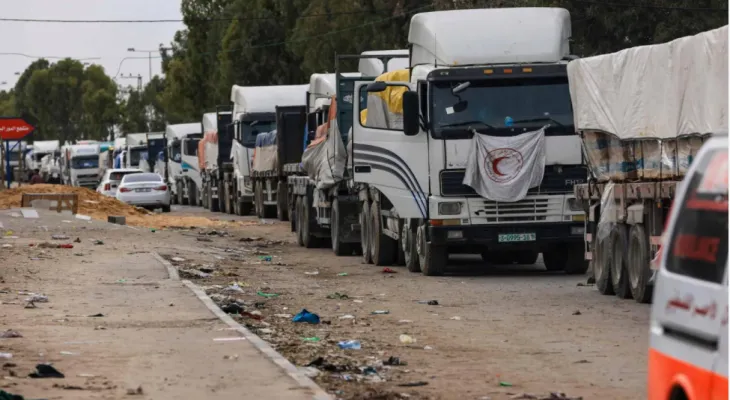 Israel announces plans to increase the number of aid trucks heading to Gaza