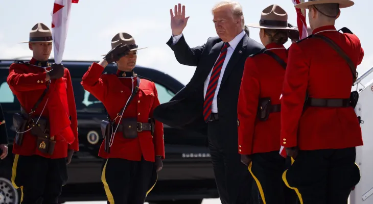 Donald Trump faces legal restrictions on entering Canada after his criminal conviction.
