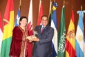 Dr. Khalid Al-Mansouri is honored with the "Inspiring Ambassador" award in Canada.