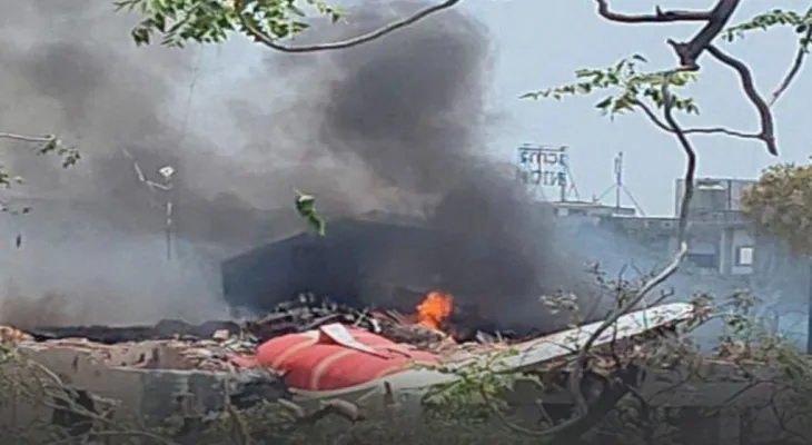 A Canadian among the passengers of the plane heading to the United Kingdom that crashed shortly after taking off from India.