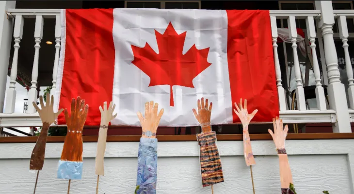 Canadians are reaffirming their attachment to the maple leaf flag in response to Trump's statements about annexing Canada.