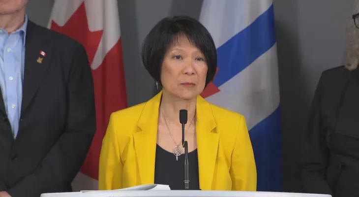 Toronto's mayor continues her tour in Dublin to promote investment and the film industry amid the escalation of the U.S. trade war.