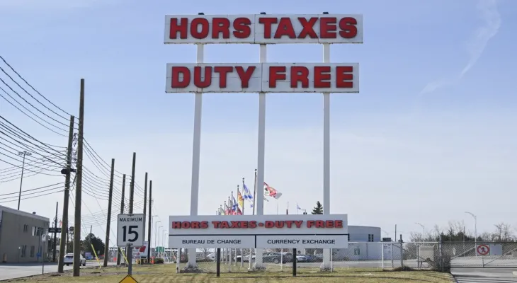 Duty-free shops in Canada face a severe crisis due to declining cross-border travel